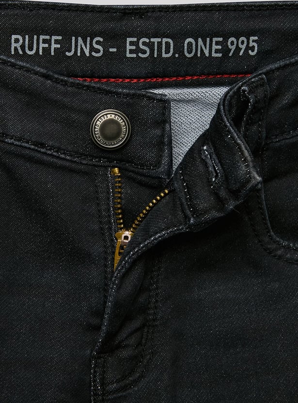 RUFF KIDS Boys Washed Straight Fit Jeans