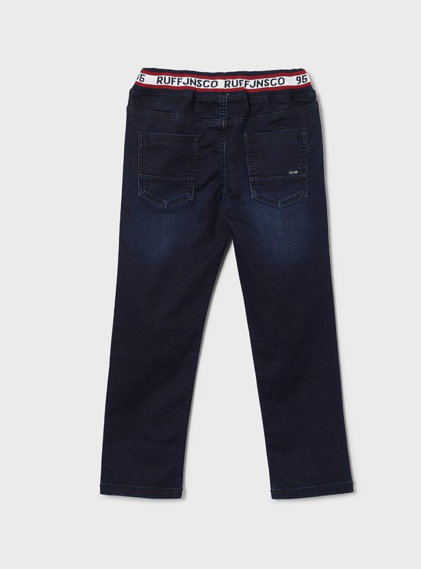 RUFF KIDS Boys Washed Straight Fit Jeans
