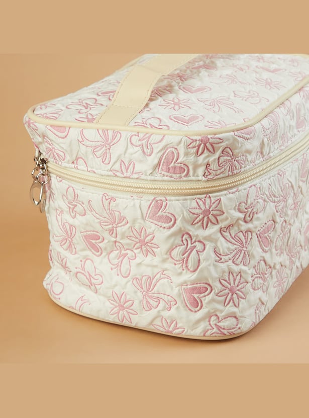 GINGER Embroidered Vanity Pouch