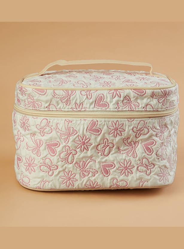GINGER Embroidered Vanity Pouch