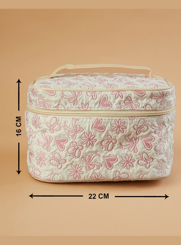 GINGER Embroidered Vanity Pouch