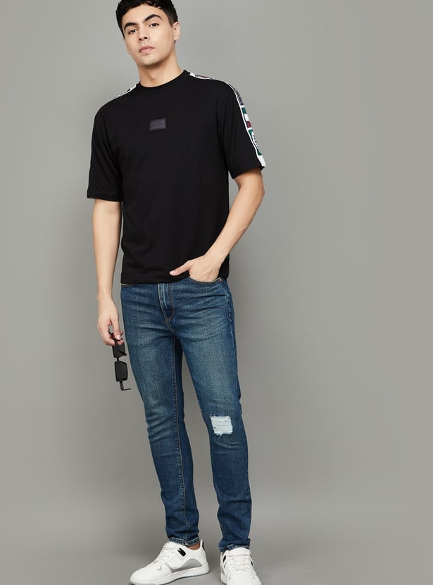 UNITED COLORS OF BENETTON Washed Regular Tapered Jeans