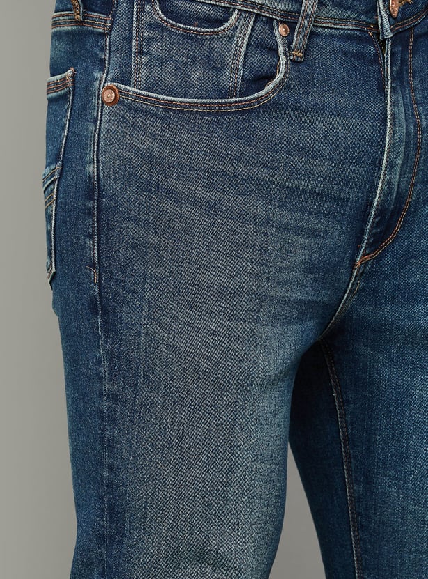 UNITED COLORS OF BENETTON Washed Regular Tapered Jeans