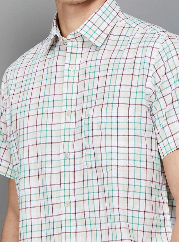 COLORPLUS Checked Regular Fit Shirt