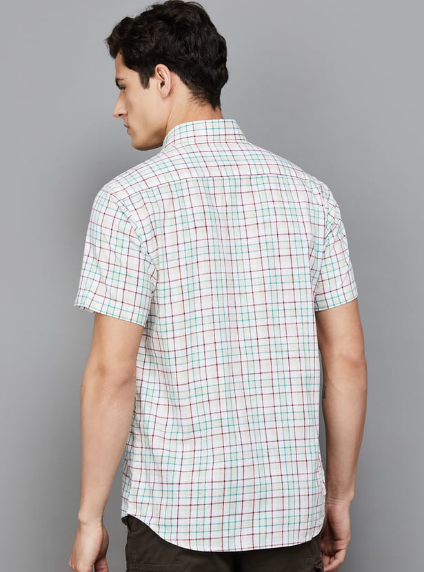 COLORPLUS Checked Regular Fit Shirt