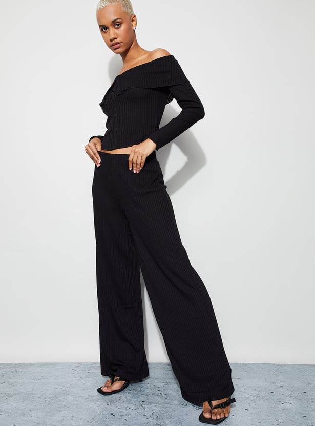 GINGER Knit Wide Leg Pyjamas
