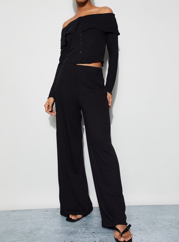 GINGER Knit Wide Leg Pyjamas