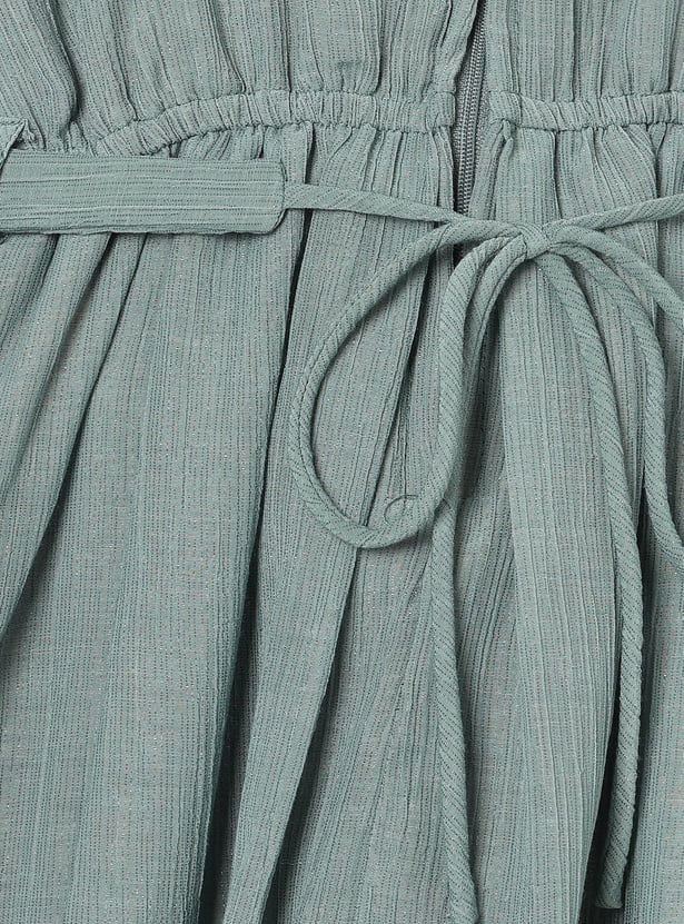 PEPPERMINT Girls Bow-Detailed A-line Dress