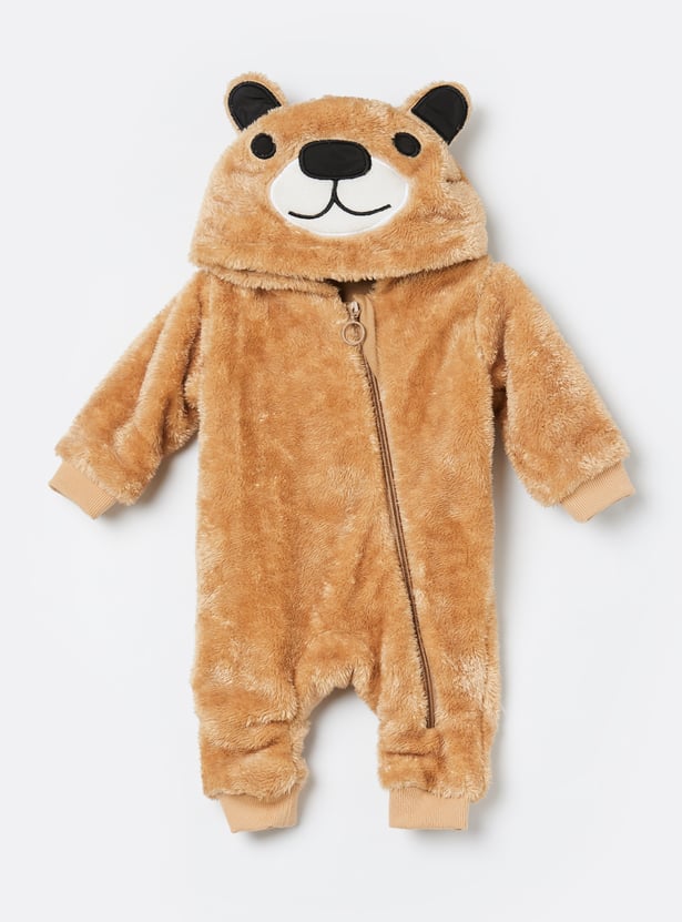 JUNIOR BABY Girls Teddy Sleepsuit