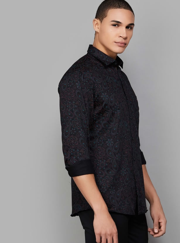 LP SPORT Paisley Printed Slim Fit Shirt