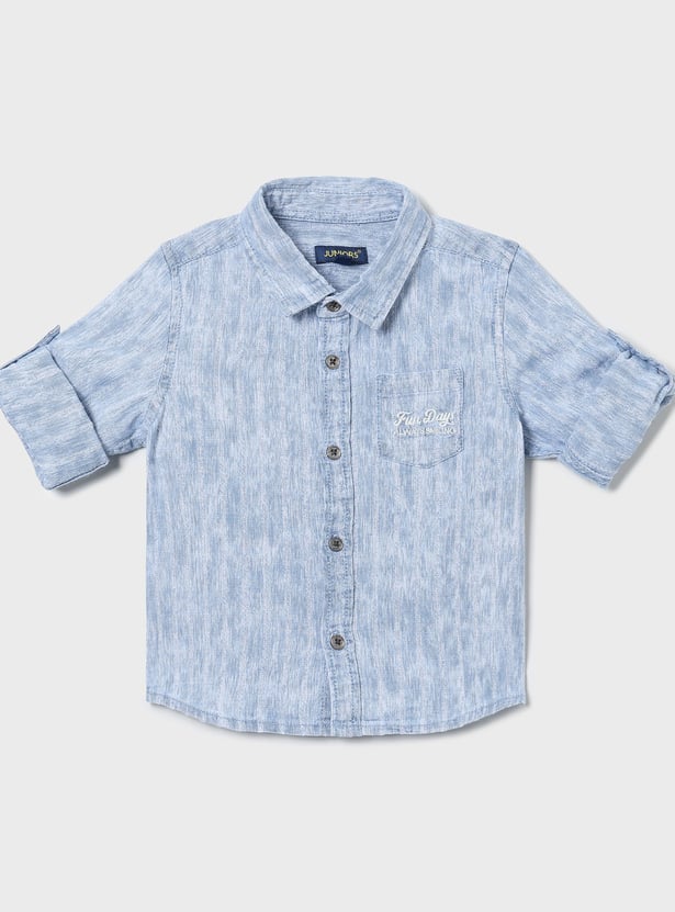 JUNIORS Boys Striped Shirt