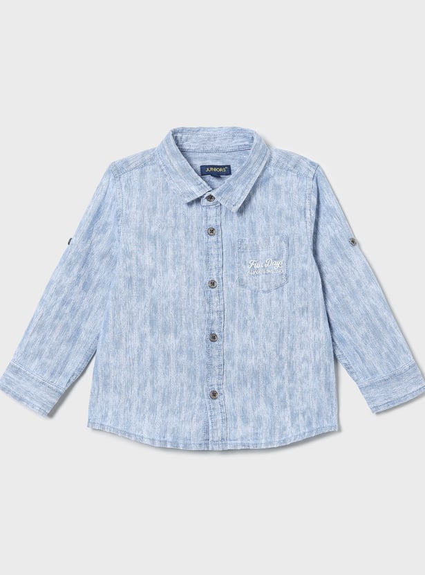 JUNIORS Boys Striped Shirt