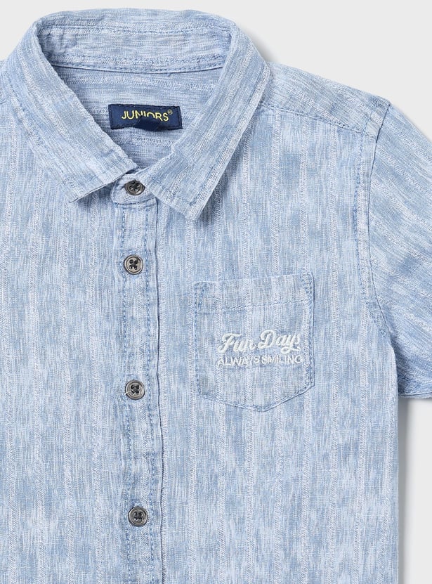 JUNIORS Boys Striped Shirt