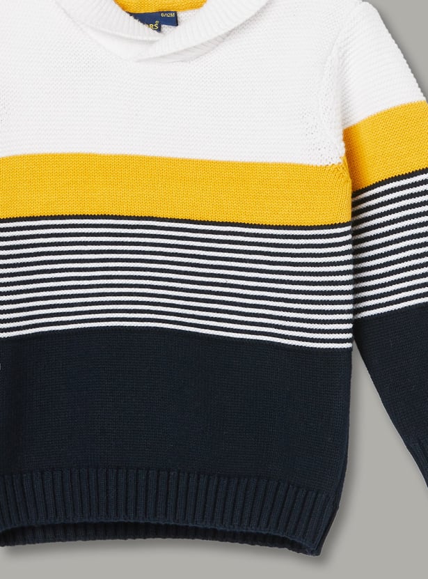 JUNIORS Boys Striped Sweater