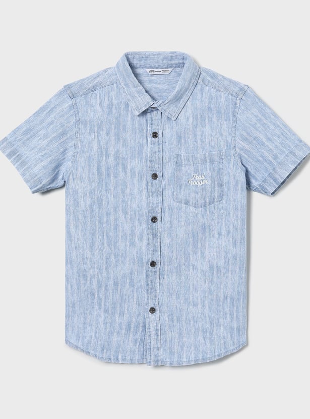 FAME FOREVER Boys Striped Shirt