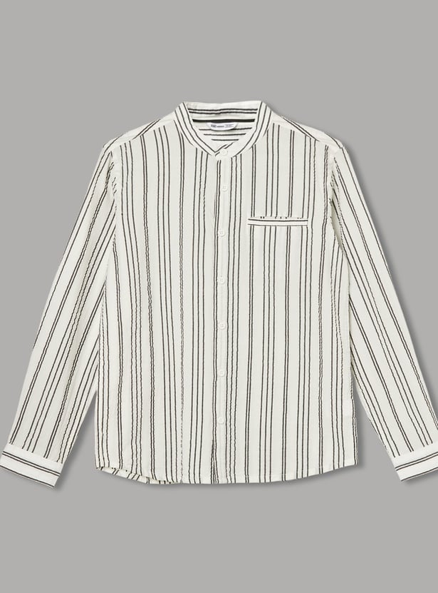 FAME FOREVER Striped Shirt
