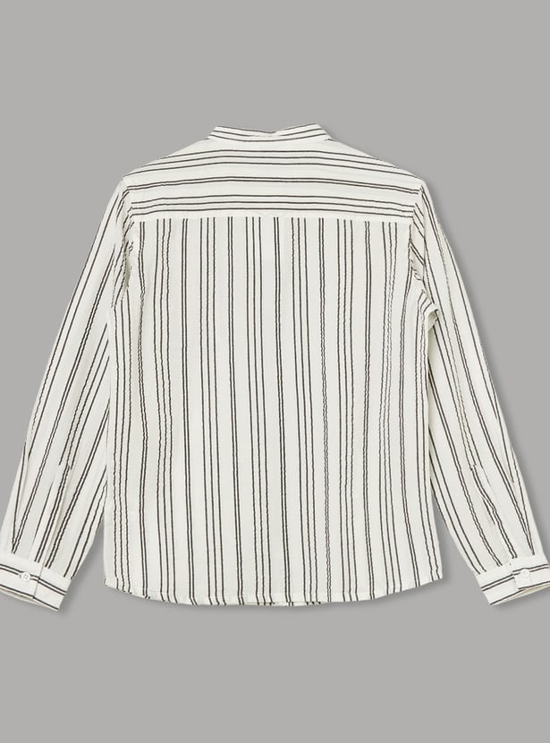 FAME FOREVER Striped Shirt