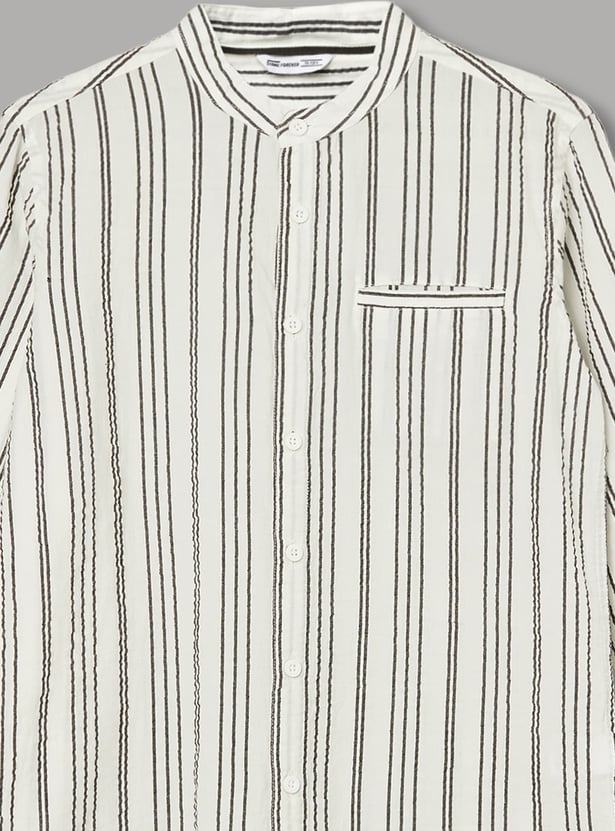 FAME FOREVER Striped Shirt