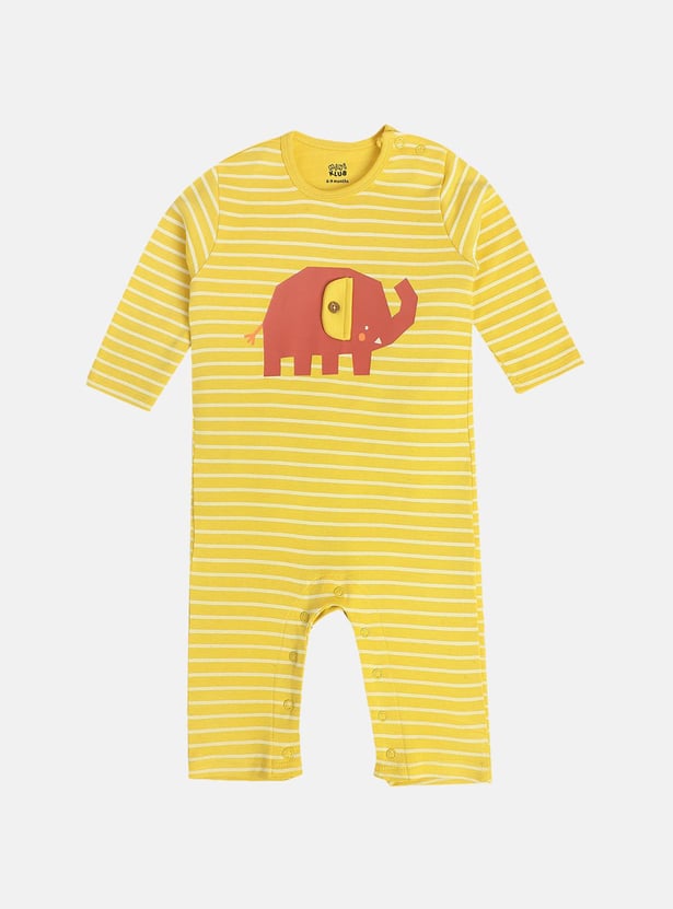 FS MINI KLUB Boys Striped Romper