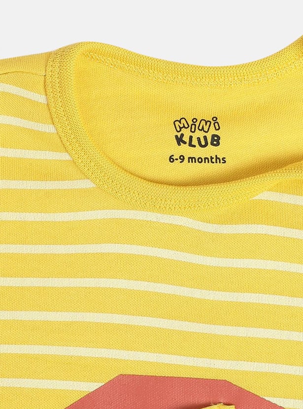 FS MINI KLUB Boys Striped Romper