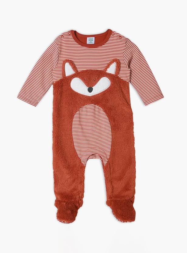 FS MINI KLUB Boys Fox Footed Sleepsuit