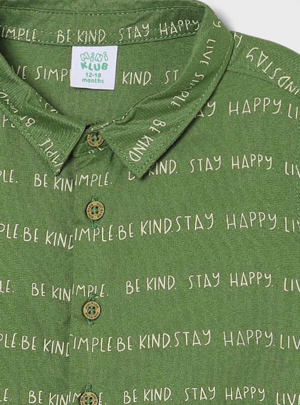 FS MINI KLUB Boys Printed Shirt