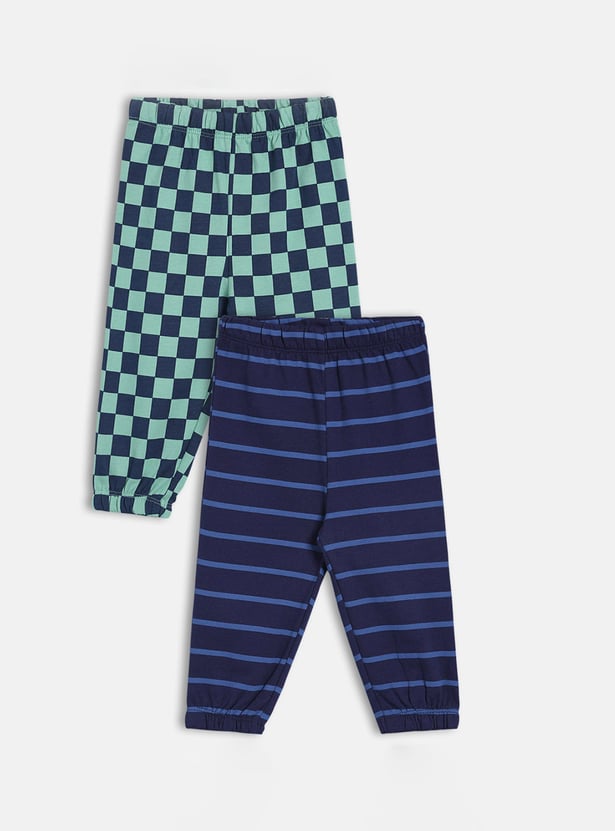 FS MINI KLUB Boys Knitted Joggers - Pack of 2