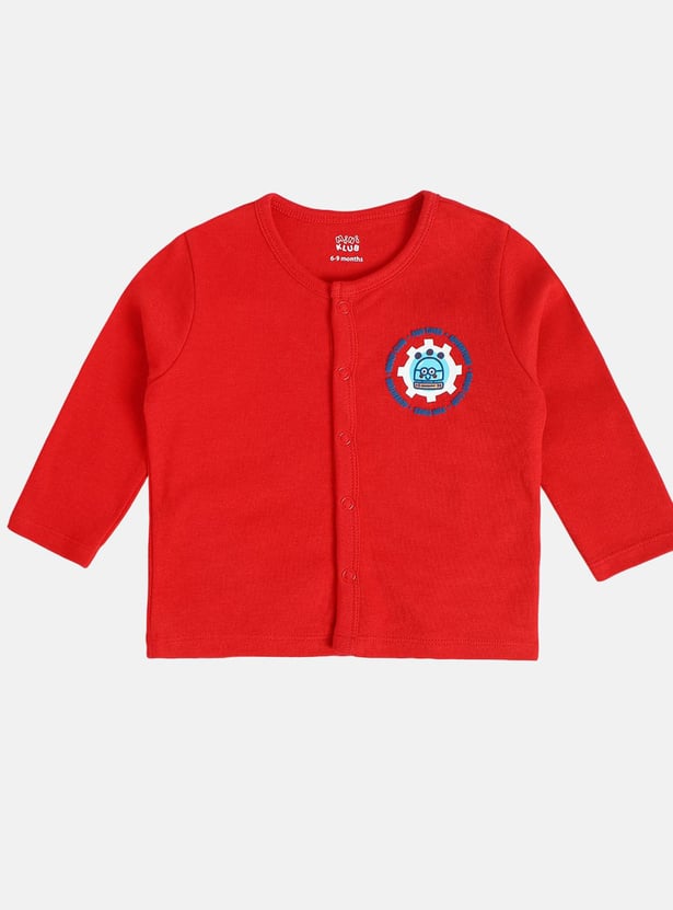 FS MINI KLUB Boys Printed T-shirt - Pack of 2