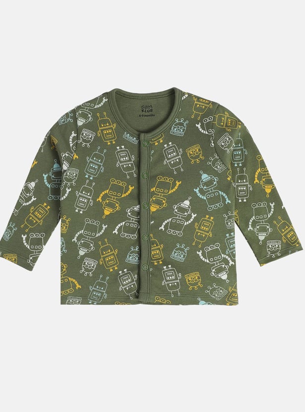 FS MINI KLUB Boys Printed T-shirt - Pack of 2