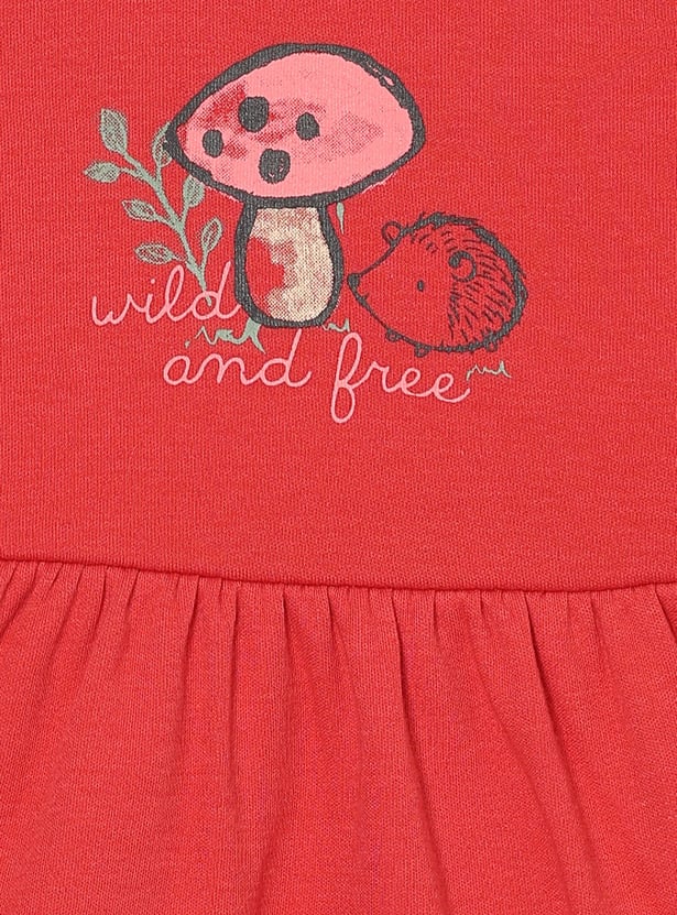 FS MINI KLUB Girls Printed A-line Dress - Pack of 2