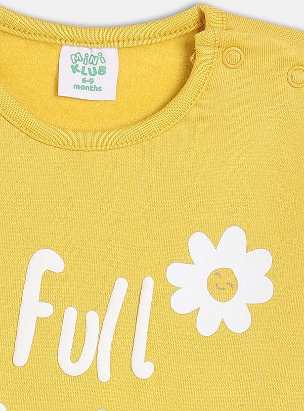 FS MINI KLUB Girls Printed Rompers - Pack of 2