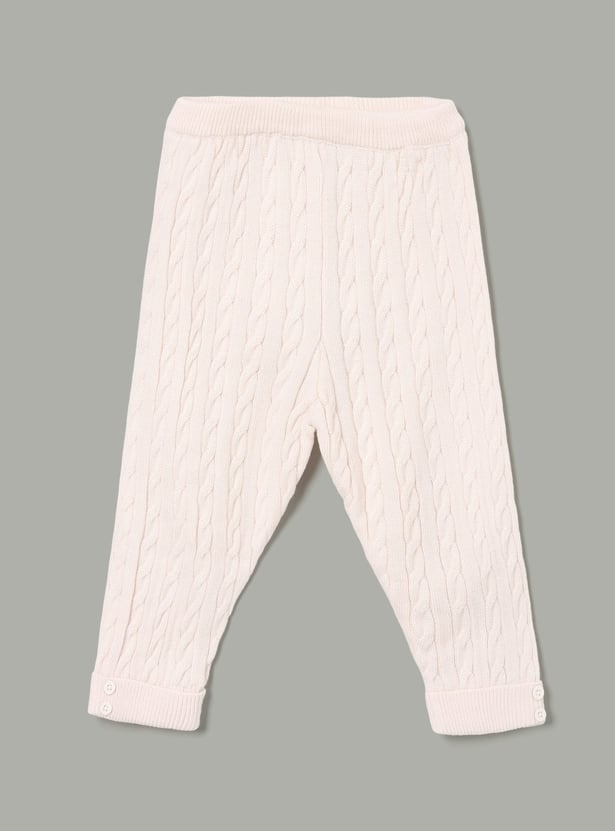 FS MINI KLUB Girls Cableknit Joggers