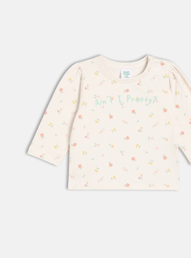FS MINI KLUB Girls Printed Top - Pack of 2