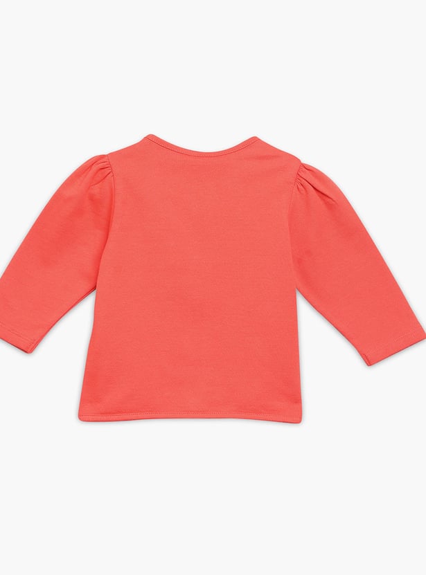 FS MINI KLUB Girls Printed T-shirt - Pack of 2