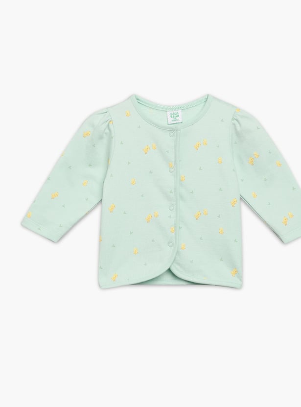 FS MINI KLUB Girls Printed T-shirt - Pack of 2