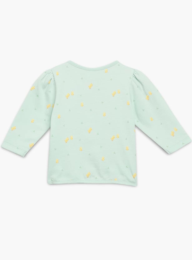 FS MINI KLUB Girls Printed T-shirt - Pack of 2