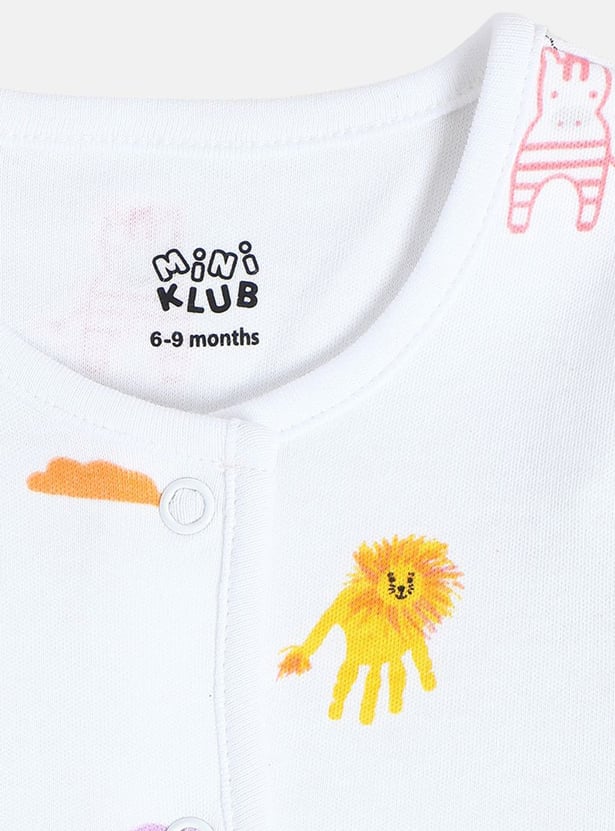 FS MINI KLUB Girls Printed Top - Pack of 2