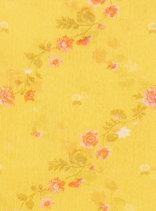 W Floral Print Flared Kurta Set