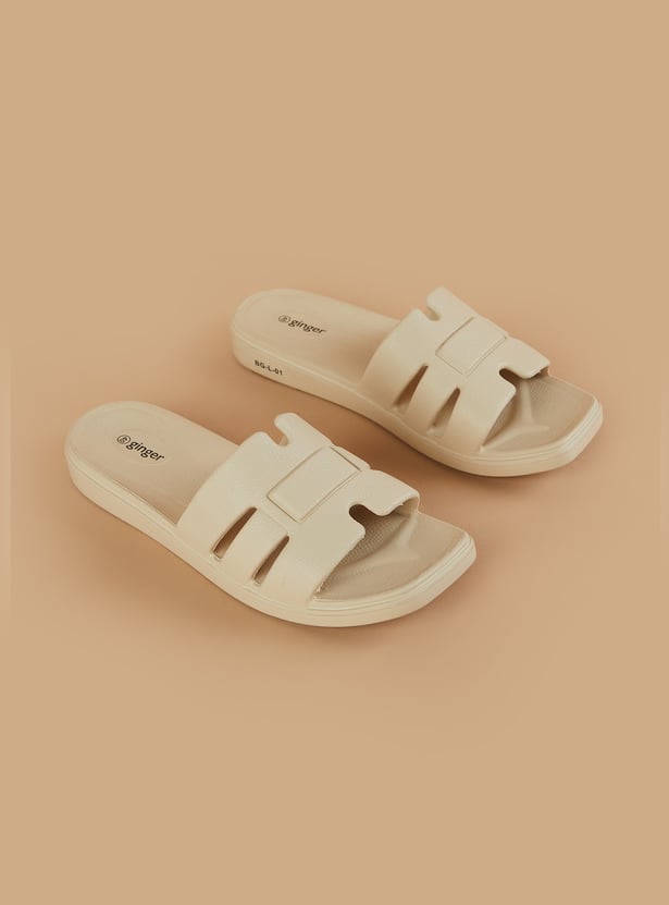 GINGER Textured Cut-Out Flats