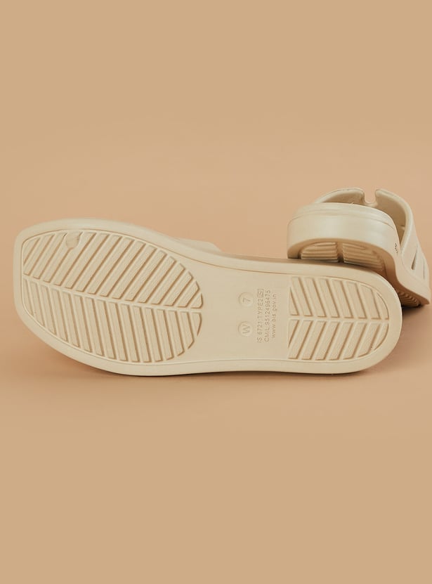 GINGER Textured Cut-Out Flats