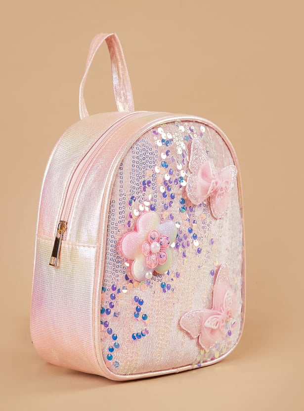 GINGER Sequinned Backpack