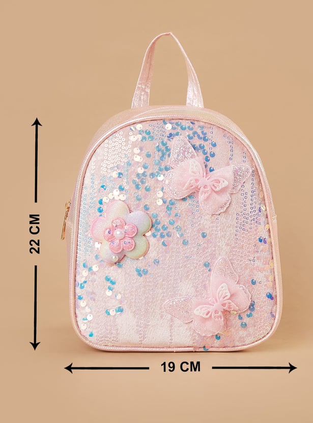 GINGER Sequinned Backpack