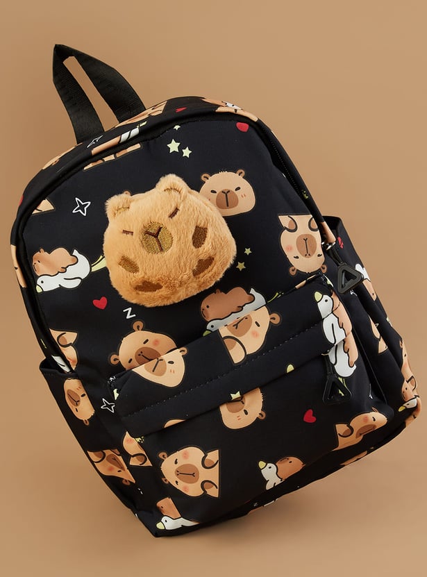 GINGER Girls Printed Backpack