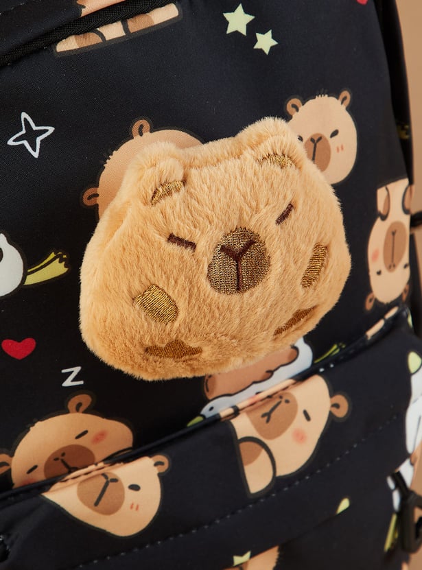 GINGER Girls Printed Backpack