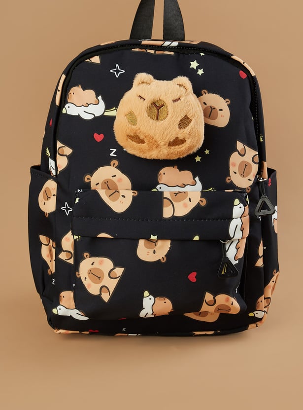 GINGER Girls Printed Backpack