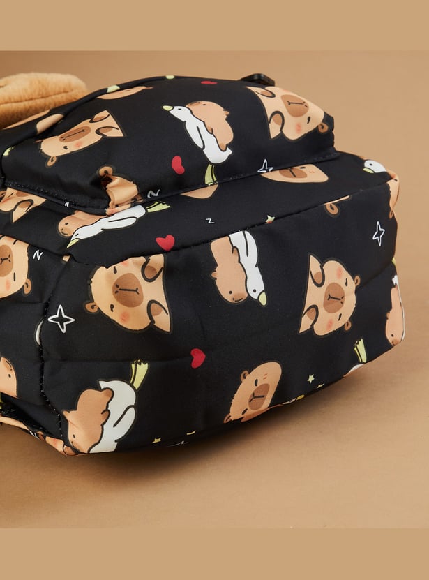 GINGER Girls Printed Backpack
