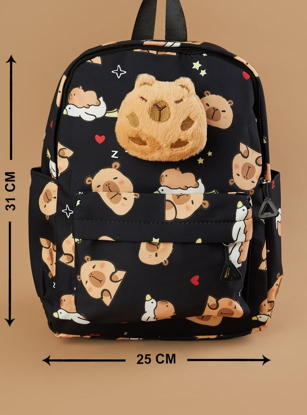 GINGER Girls Printed Backpack