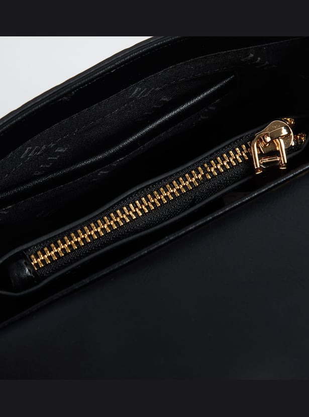 ELLE Brand Embossed Sling Bag