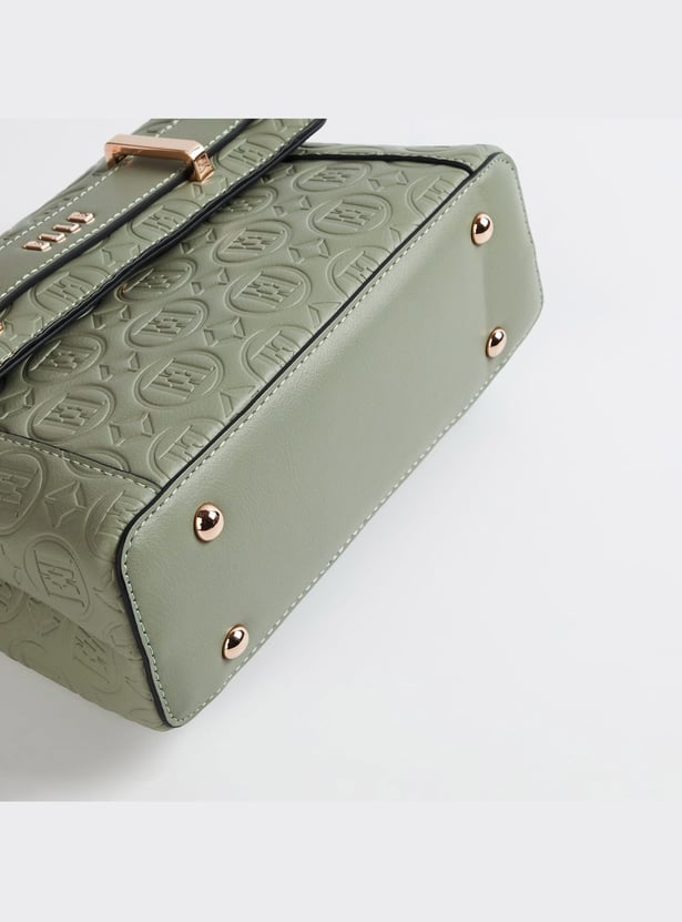 ELLE Brand Embossed Sling Bag