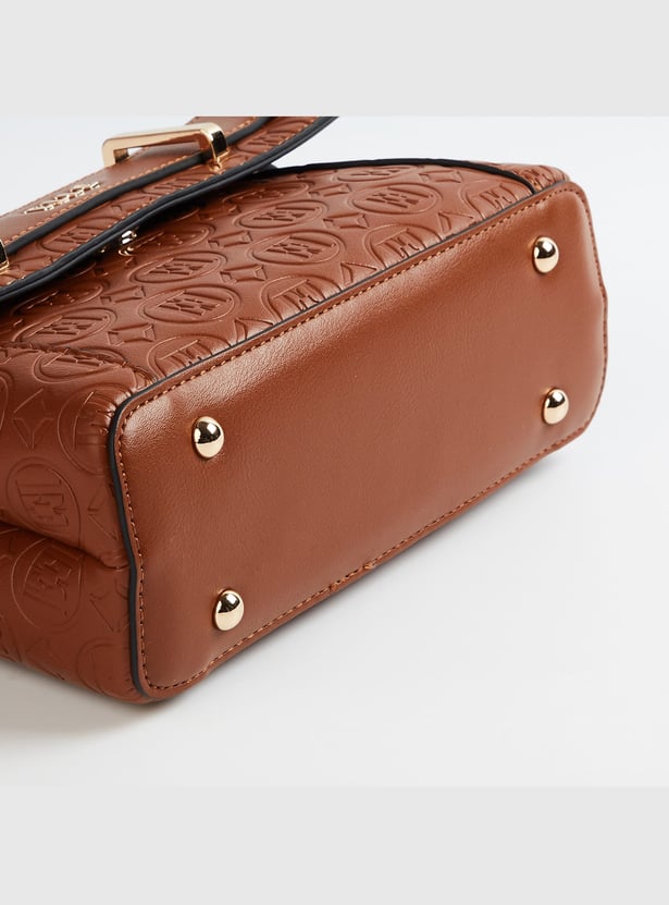 ELLE Brand Embossed Sling Bag